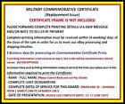 Bronze Star Medal Commemorative Certificate   Type-2 W printing