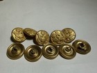 Wwii Era W b  Co Us Army Eagle Gilt Coat Buttons Lot Of 10