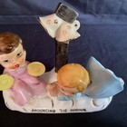 Vintage Japan Christmas Angels Figurine Wales Bells Announcing The Arrival