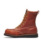 Thorogood American Heritage 8    Tobacco Steel Moc Toe Blk Wedge Boots 804-4288