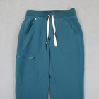 Figs Pants Womens Xs Technical Collection Teal Jogger Scrub Pockets Medical