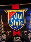 1982 Old Style Beer Light Up Clock Vintage Sign Game Room Man Cave Bar Pub