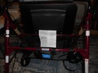 Medline  Bariatric Rollator - Burgundy 500lb Capacity Brand New