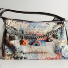 Coach Silver Detachable Bag Charm Chain W  Heart  Rainbow   Flower Charms