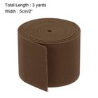 Elastic Bands For Sewing Double Side 2 Inch 3 Yard Coffee