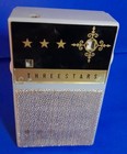 1963 Three Stars Six Transistor Pocket Radio Has Starry Grille Japan Rare W case