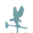 24 In  Aluminum Eagle Weathervane - Verdigris