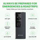 Airmoto Tire Inflator Portable Air Compressor - Cordless Air Pump For Car Tires