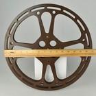 Vintage Antique 15  Metal 16mm Film Reel Goldberg Bros Gb Made In Usa 2000 