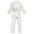 White Karate Uniform Light Weight Kids   Adults Karate Gi - Free Belt Included