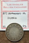 1873 Newfoundland Victoria Sterling Silver 50 Cents