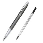 Good Grey Parker Im Series Rollerball Pen Fine Nib Black Ink Refill No Box