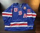 Usntdp Team Usa Game Worn Hockey Jersey  15 Carter Amico Philadelphia Flyers