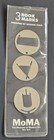 Vintage Moma Set Of 3 Brass And Palladium Bookmarks  Michael Kalil  Die-cut