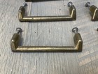 Set 6 Vintage Mid Century Modern Kbc Keeler Brass Drawer Pulls 3 75    On Center
