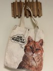 Vintage Morris The Cat Tote Bag Purr If You   re A Fan 9 Lives Promo Canvas