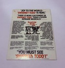 1979 Sweeney Todd Broadway Program Book Musical Thriller Angela Lansbury 00