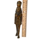 Vintage Brass Egyptian Statue Pharaoh Figurine No Base Home Decor