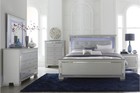  sale  Silver Led Queen Or King 5pc Bedroom Set Modern Furniture - Bed d m n c