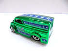 Loose Hot Wheels Dairy Delivery From Cs Customs-green Super Chrome-real Riders