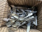 9 Lbs Silverplate Flatware Scrap Crafts Forks Spoons Knives