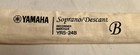 Yamaha Yrs-24b Soprano Recorder With Canvas Sleeve Excellent
