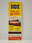 Vintage Matchbook Cover - Frisco Transportation Train Railroad San Francisco