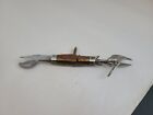 Vintage Ring Camping Fork Spoon Folding Pocket Knife  Japan  Broken Wine Opener 