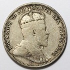 1902-h 25c Canada 92 5  Silver Quarter - Raw - 25 Cents - King Edward Vii