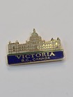 Victoria Bc Canada Travel Souvenir Lapel Pin British Columbia Parliament