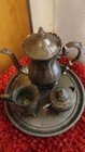 Vintage Victorian Tea Pot Set Silver Plated