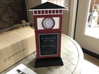 J c  Newman Cigar Company Dealer Display Advertising Matches Dispenser Clock 15   