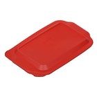 Pyrex 233-pc Red Rectangle Plastic Food Storage Replacement Lid Cover