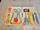 Vintage 1977 Fisher Price Medical Kit  936 Complete Set With Case 