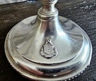 Gibson Hotel Cincinnati Oh 4 75  Silver Soldered Dining Room Reserved Stand 
