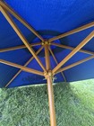 Modelo Cerveza Beer Blue Patio Market Beach Umbrella Wood Post 7  Brand New