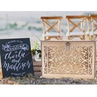 Wedding Card Box Diy With Lock Rustic Wood Gift Money Box Holder For Graduation
