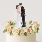 4 5  Wedding Bride And Groom Cake Topper Vintage Elegant Wedding Cake Topper Cou