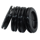 1 5 Inch Rubber Grommet For Wiring  10 Pcs  Black