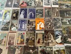 Huge Lot Of 60 Early 1900 s   lovers Courtship romance Romantic postcards-r227