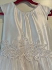 Flower Girl Dress - Size 10 - White Lace Pearls - Sweet Kids Sku850