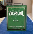Vintage Valvoline Oil 1 Us Gallon Metal Can Advertising Thin Flat One 45b