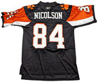 Reebok Cfl Bc Lions Nicolson Football Jersey Mens Size Medium Black Mesh Canada
