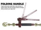 Folding Handle Ratchet Load Binder 5 16  - 3 8  Transport Chain Cargo Hd Tow