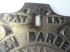 Early  koken  Barber Chair Foot Rest Plate