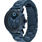 Movado Bold 3601066 Blue Chronograph Dial Stainless Steel Bracelet Mens Watch