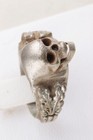 Ww2 Wwii Skull Ring War Period 1942 Pendant Battlefield Artifact Military Silver