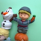 Fisher Price Little People Figures Frozen Set Olaf Kristoff Anna Elsa