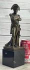 Excellent Vintage French Bronze Napoleon Statue 12  Signed Namgreb Decor Sale