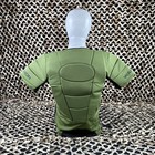 New Warrior Shield Paintball Chest Protector - Olive - Small medium